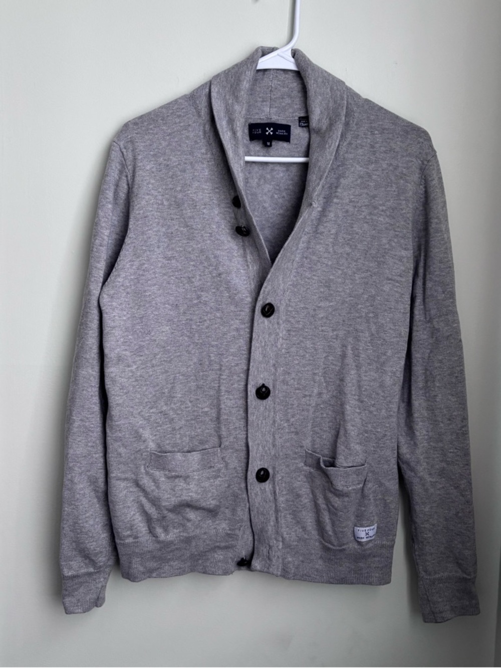 FiveFour Mark McNairy Aspen Cowl Neck Cardigan size M